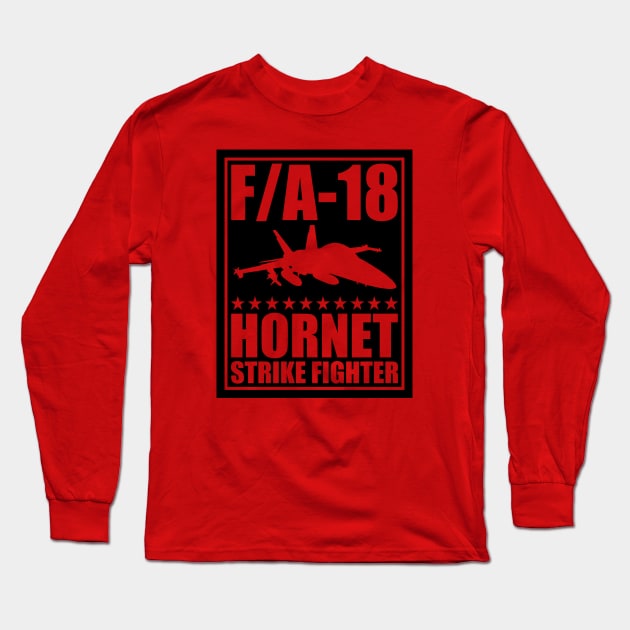 F/A-18 Hornet Long Sleeve T-Shirt by TCP